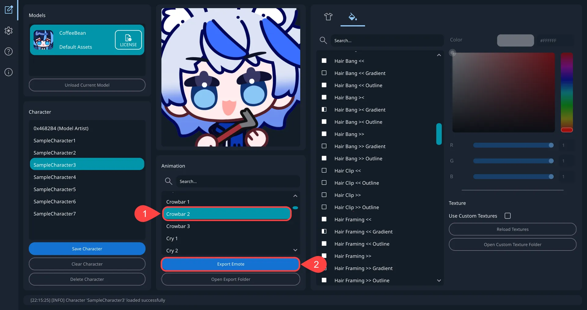 How to Export an Animation